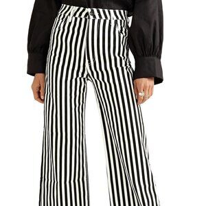 #15 New Eve Denim Charlotte striped jeans navy/white